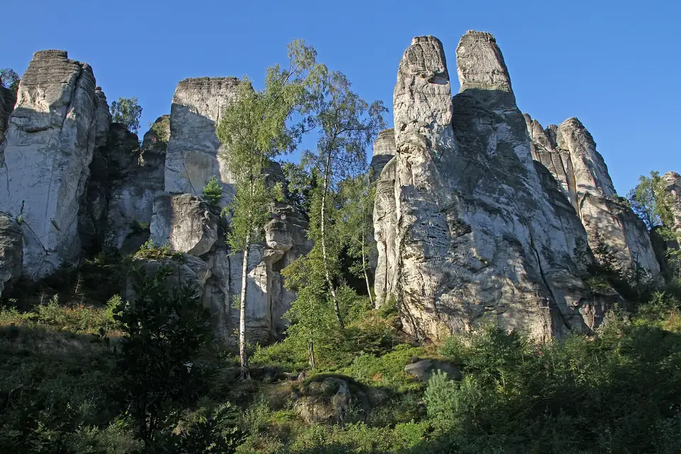 Rotstorens in de Prachovské skály, Boheems Paradijs